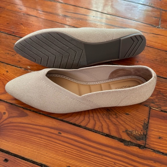 Cynthia Rowley Shimmer Calla Pointed Toe Textile Ballet Flats Size 10 NWT - Picture 2 of 8